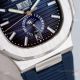 TW Factory V2 Patek Philippe Moon Nautilus Cal.324 Watch Ombre Dial Blue Rubber Strap (3)_th.jpg